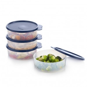Tupperware Big Wonders Large Bowls Arctic Night Refrigerator Storage | JQMGY9871