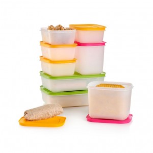 Tupperware Freezer Mates Plus 8-pc. Starter Set Pink Freezer Storage | VZBHW0518