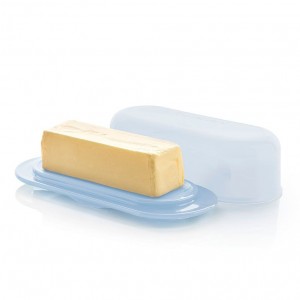 Tupperware Impressions Small Butter Dish White Refrigerator Storage | RCOLW1630