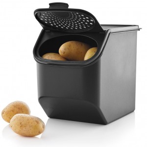 Tupperware Potato Smart Container Black Dry Storage | SLTJC8052