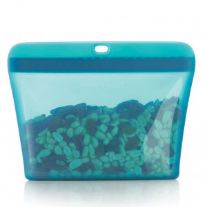 Tupperware Ultimate Silicone Stand-up Bag Medium Green Microwave Cooking | DWVBE9470