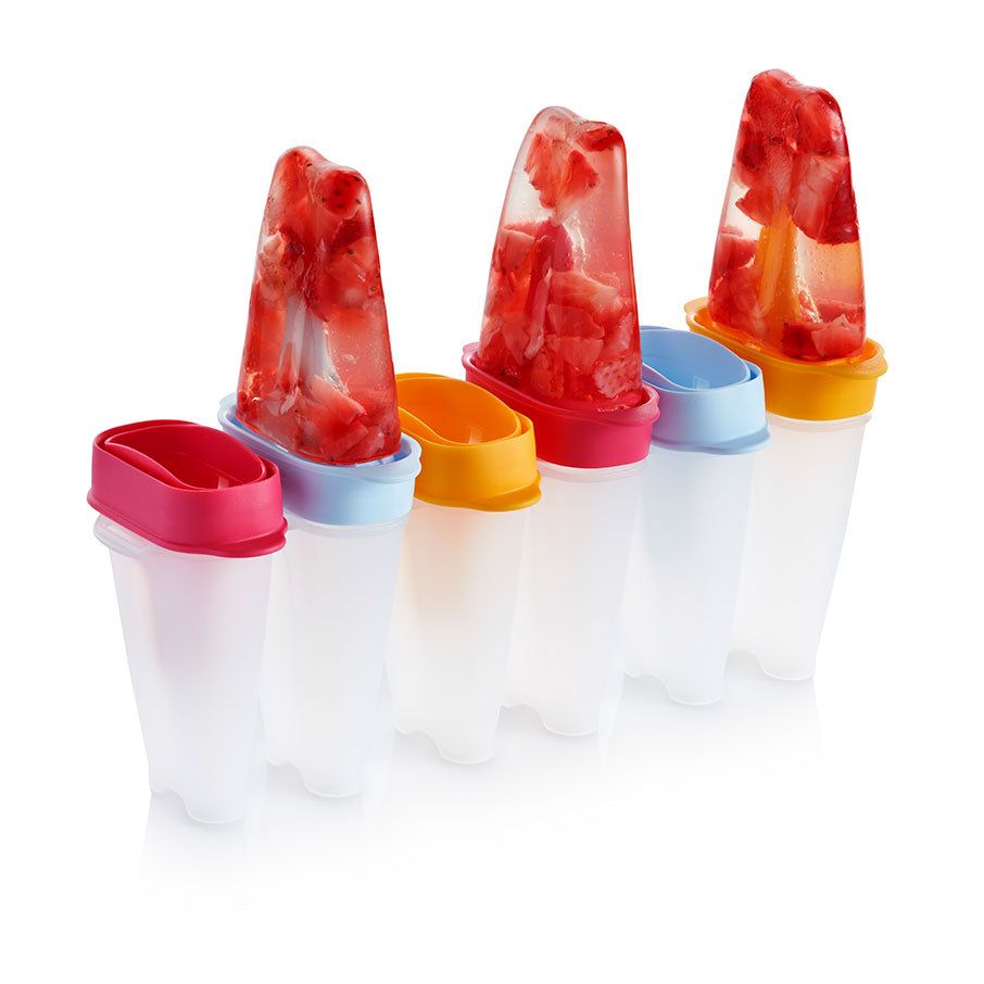 Tupperware Lollitups Freezable Forms White Freezer Storage | XQPBR5693