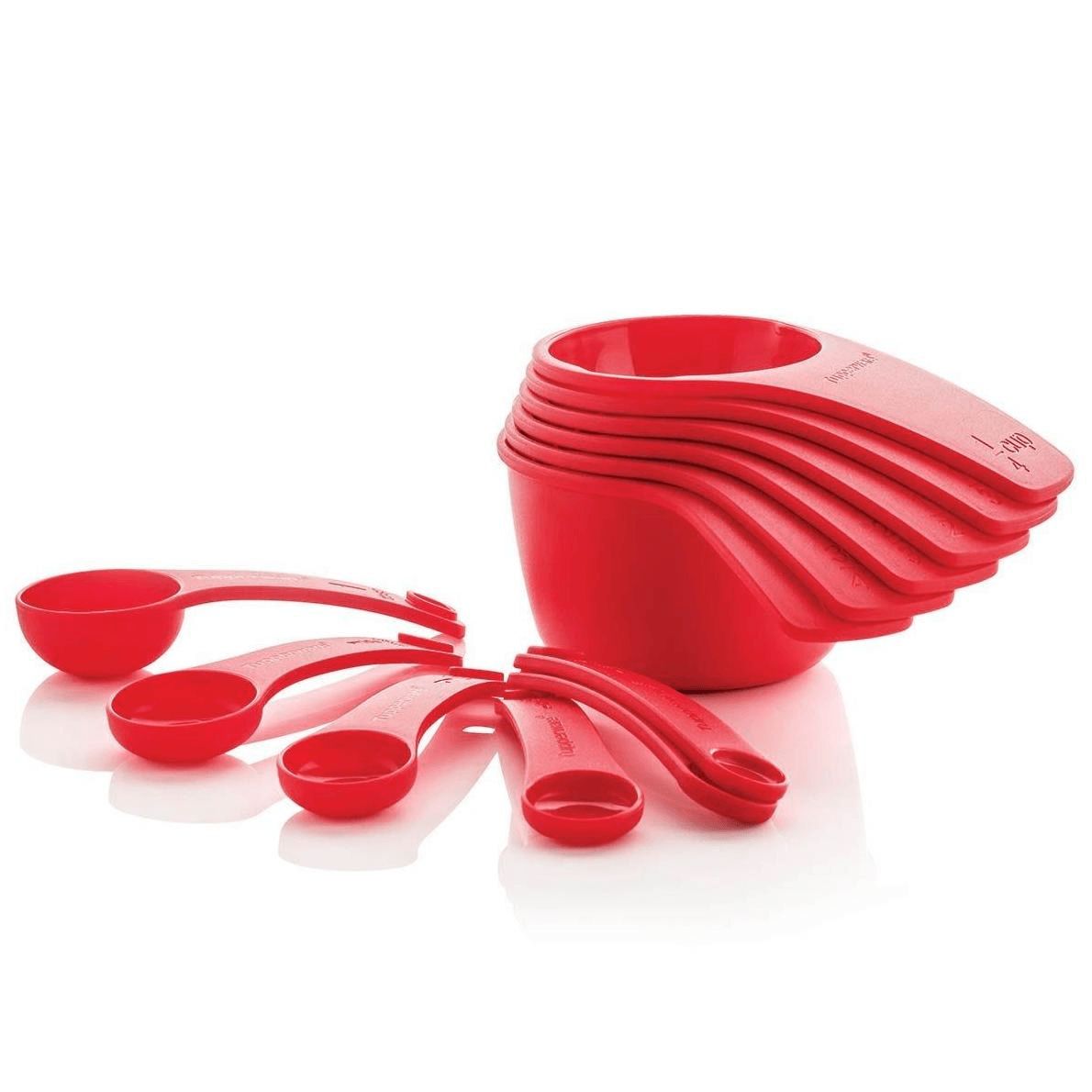 Tupperware Measuring Mates Set Chili Mixing Bowls and Measuring | TRISM4681