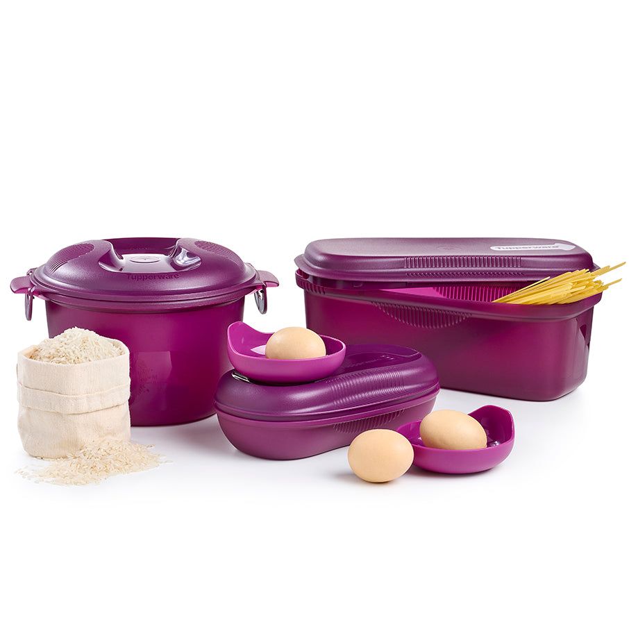 Tupperware Microwave Magic Set Purple Cabbage Microwave Cooking | ZOEFA0368