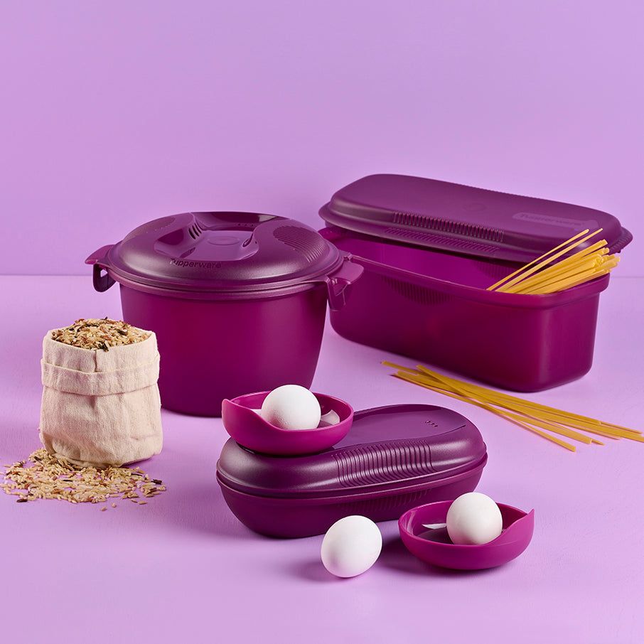Tupperware Microwave Magic Set Purple Cabbage Microwave Cooking | ZOEFA0368