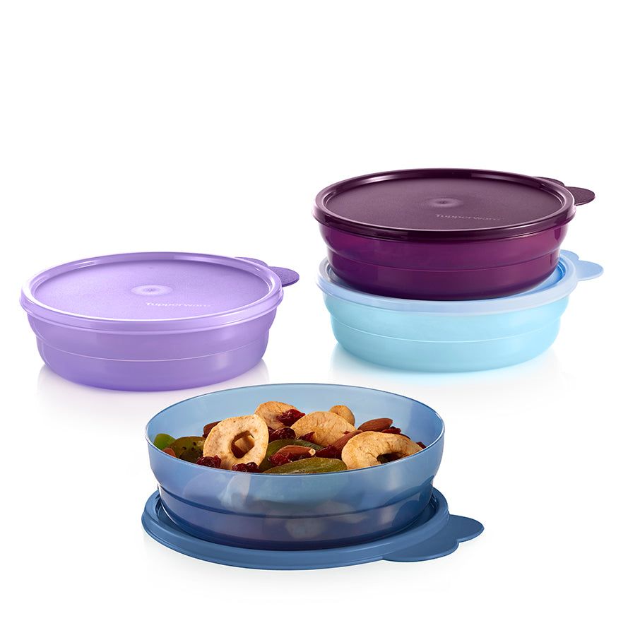 Tupperware Microwave Reheatable Cereal Bowls White Plates and Bowls | PVSON4763