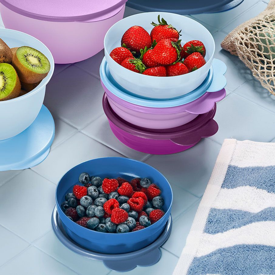 Tupperware Microwave Reheatable Cereal Bowls White Plates and Bowls | PVSON4763