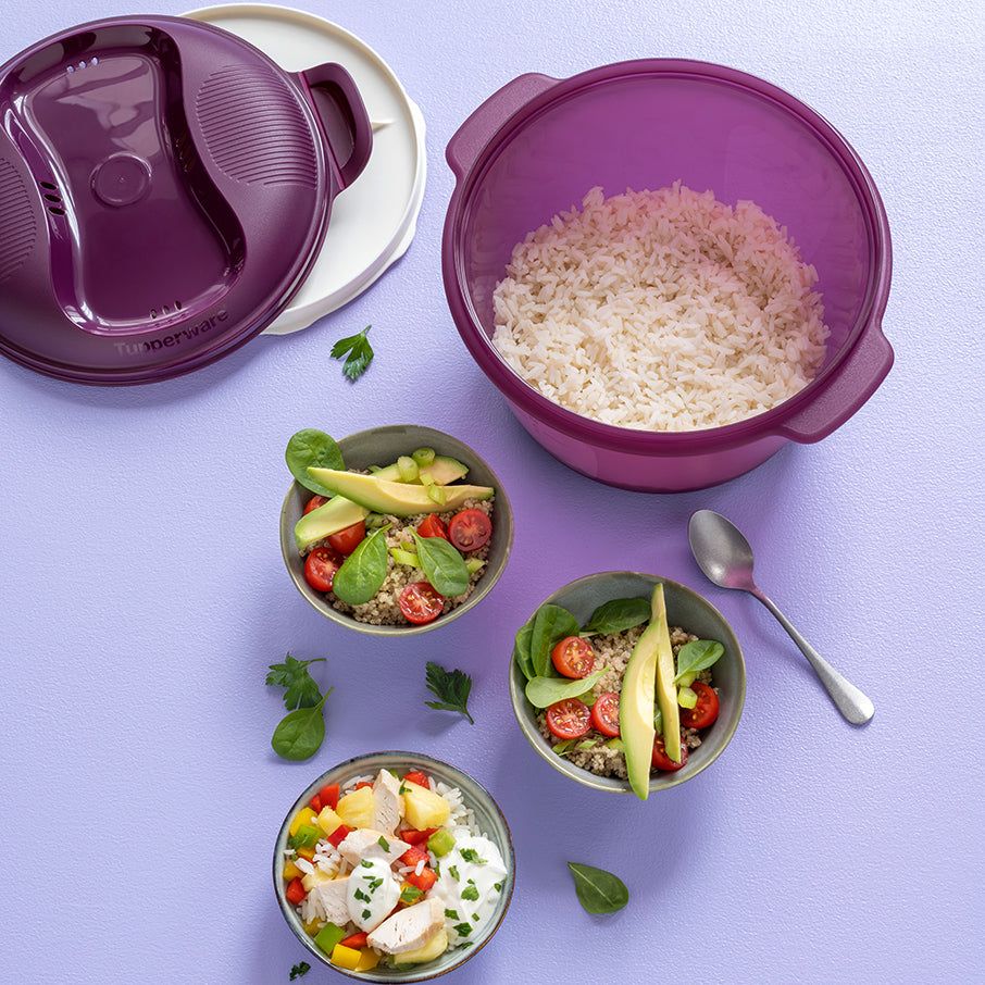 Tupperware Microwave Rice Maker Purple Cabbage Microwave Cooking | OSAFU2071