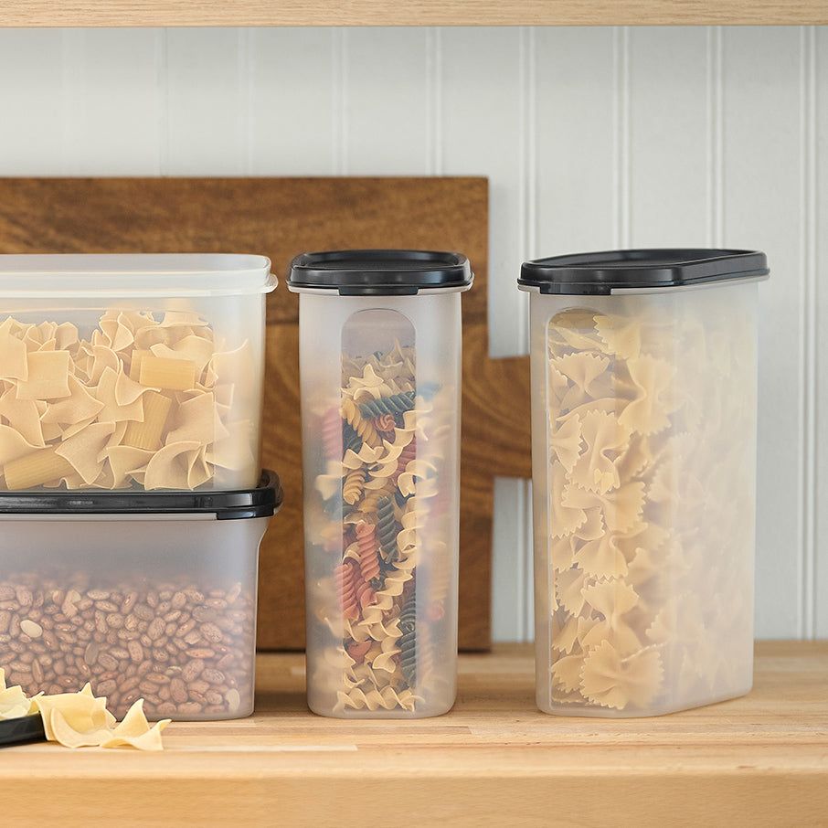 Tupperware Modular Mates Oval 4 Black Dry Storage | BWDMI7206