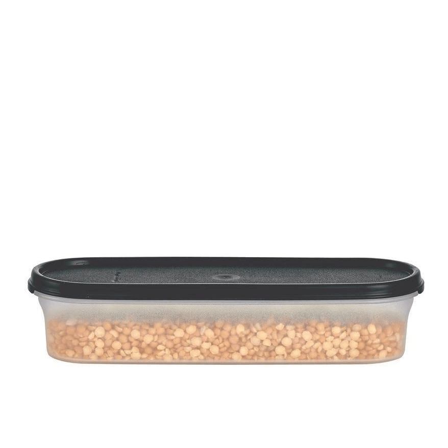 Tupperware Modular Mates Super Oval 1 Black Dry Storage | NXFAV0318