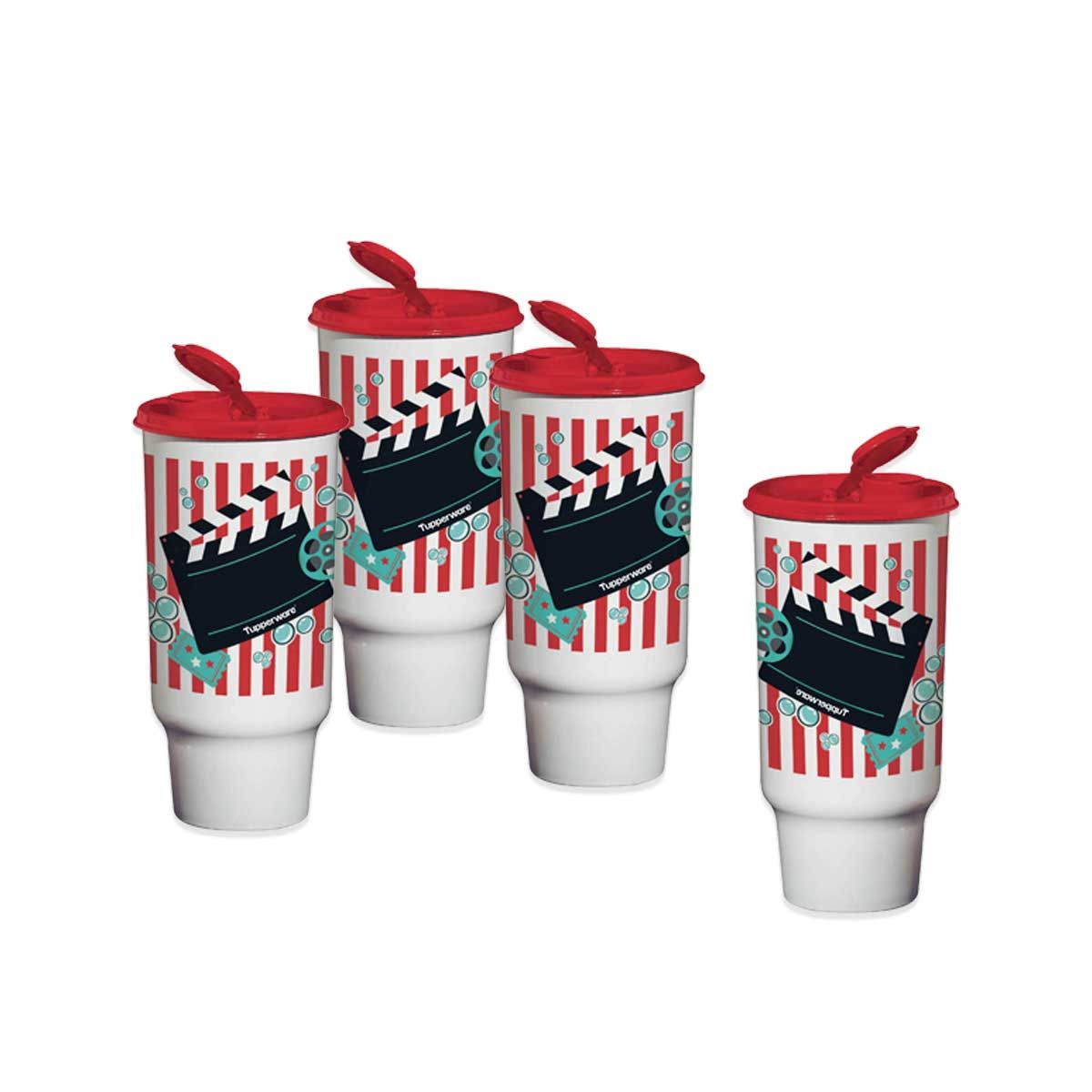 Tupperware Movie Night Mega Tumblers Drinkware | GXIBY5864