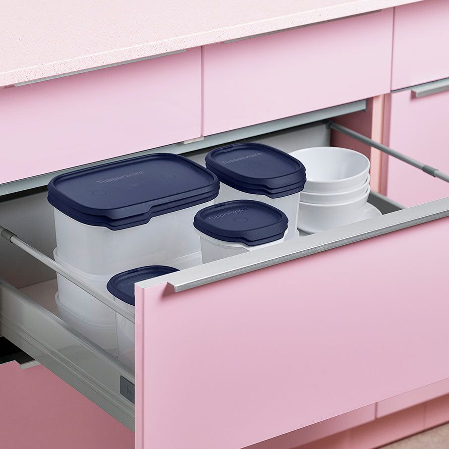 Tupperware One Touch Fresh Rectangular 18 1/2-cup/4.4 L Nocturnal Sea Refrigerator Storage | IMJZS3214