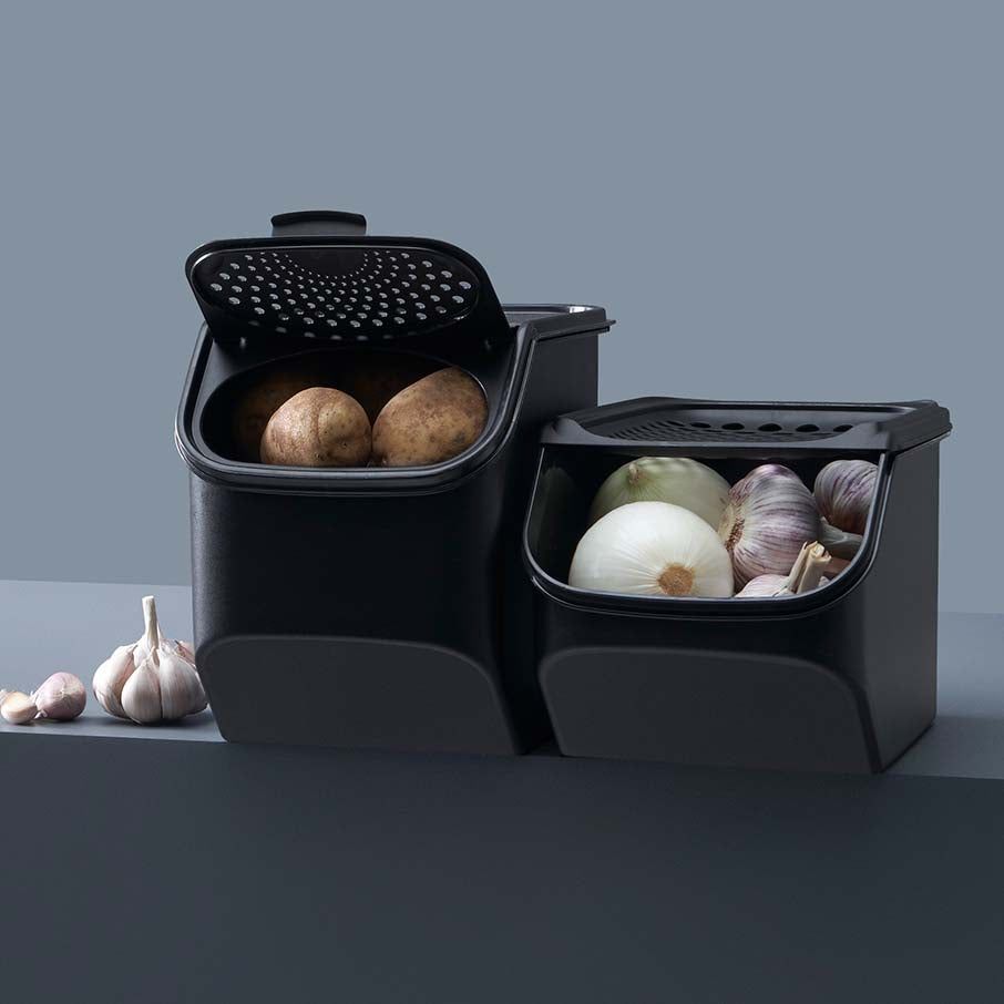 Tupperware Potato Smart Container Black Dry Storage | SLTJC8052
