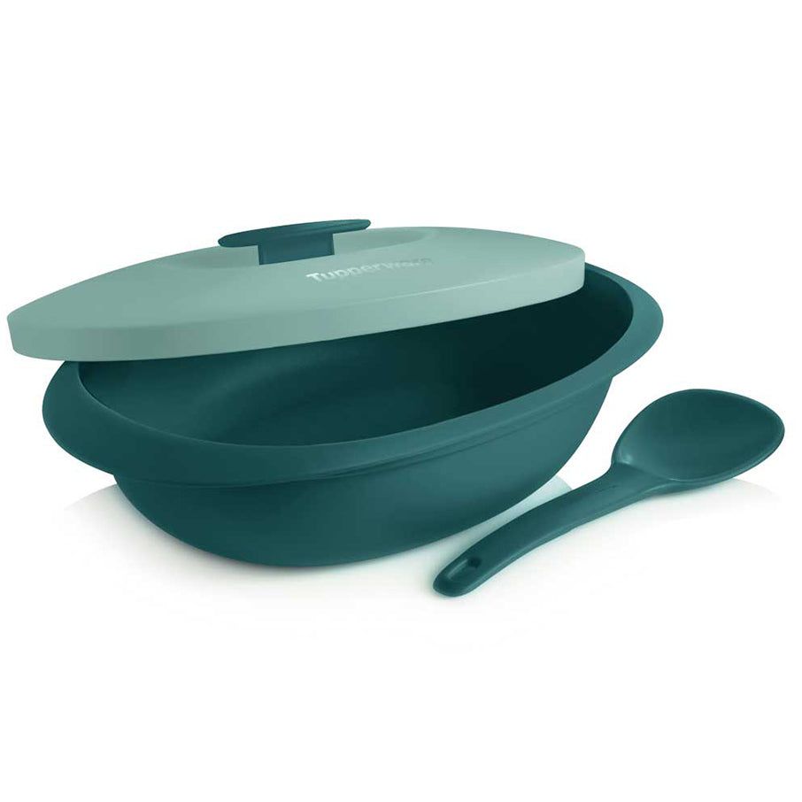 Tupperware Rice Server With Spoon Green Serveware | BDMQW2843