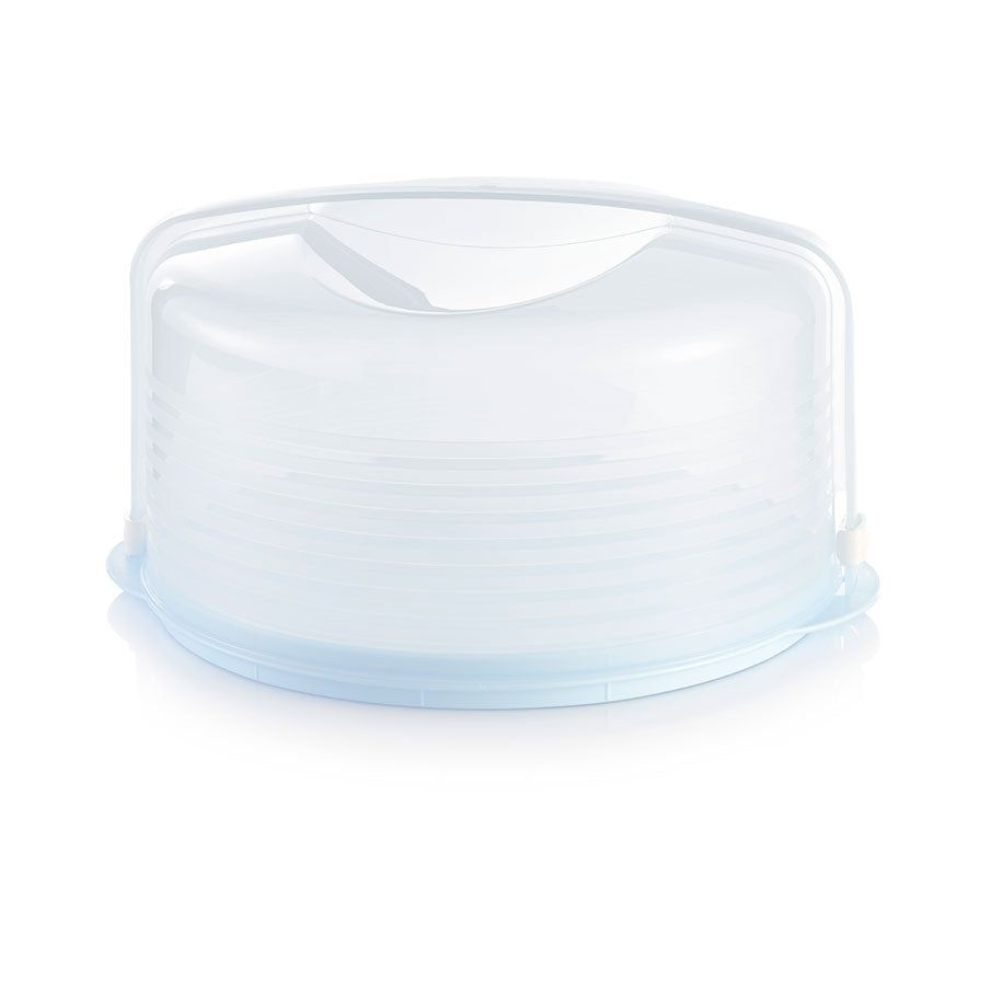 Tupperware Round Cake Taker White Baking | BHCLS5712