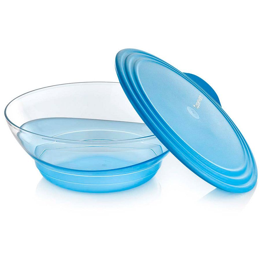 Tupperware Sheerly Elegant Large Bowl Azure Serveware | IUEVG5629