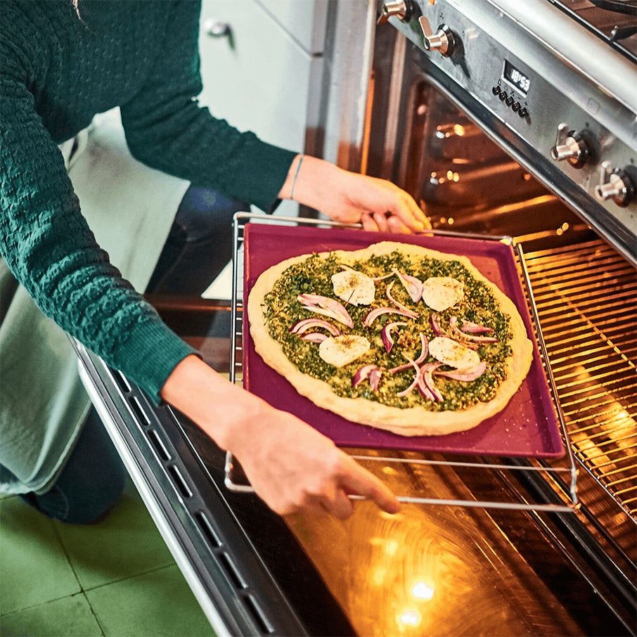 Tupperware Silicone Baking Sheet With Rim Purple Cabbage Oven and Stovetop Cooking | IFDUQ2863