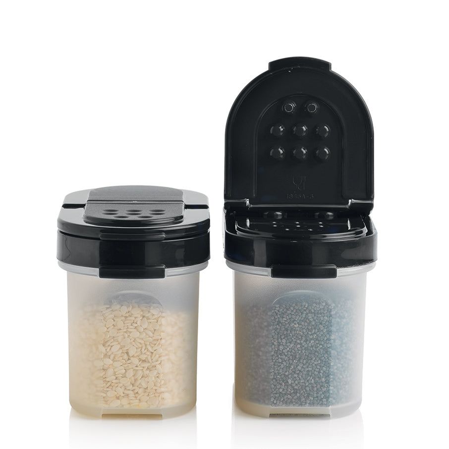 Tupperware Small Spice Shakers Black Dry Storage | XOSVM8325