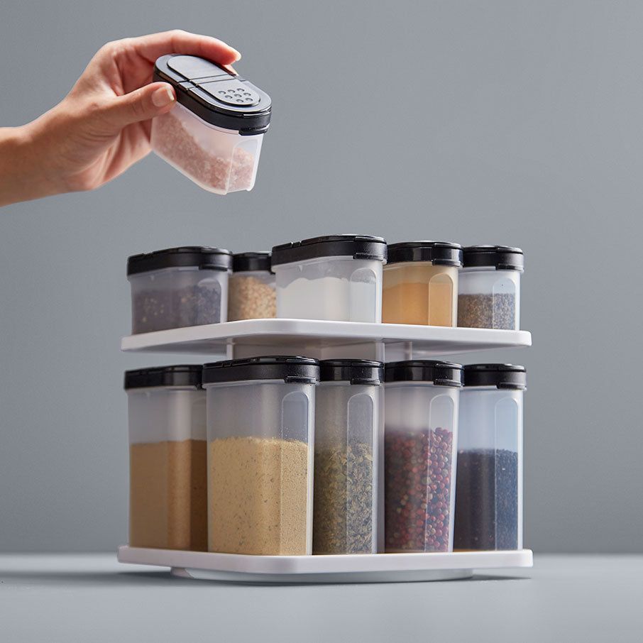 Tupperware Spice Shaker Set With Carousel Dry Storage | YRCHG4087