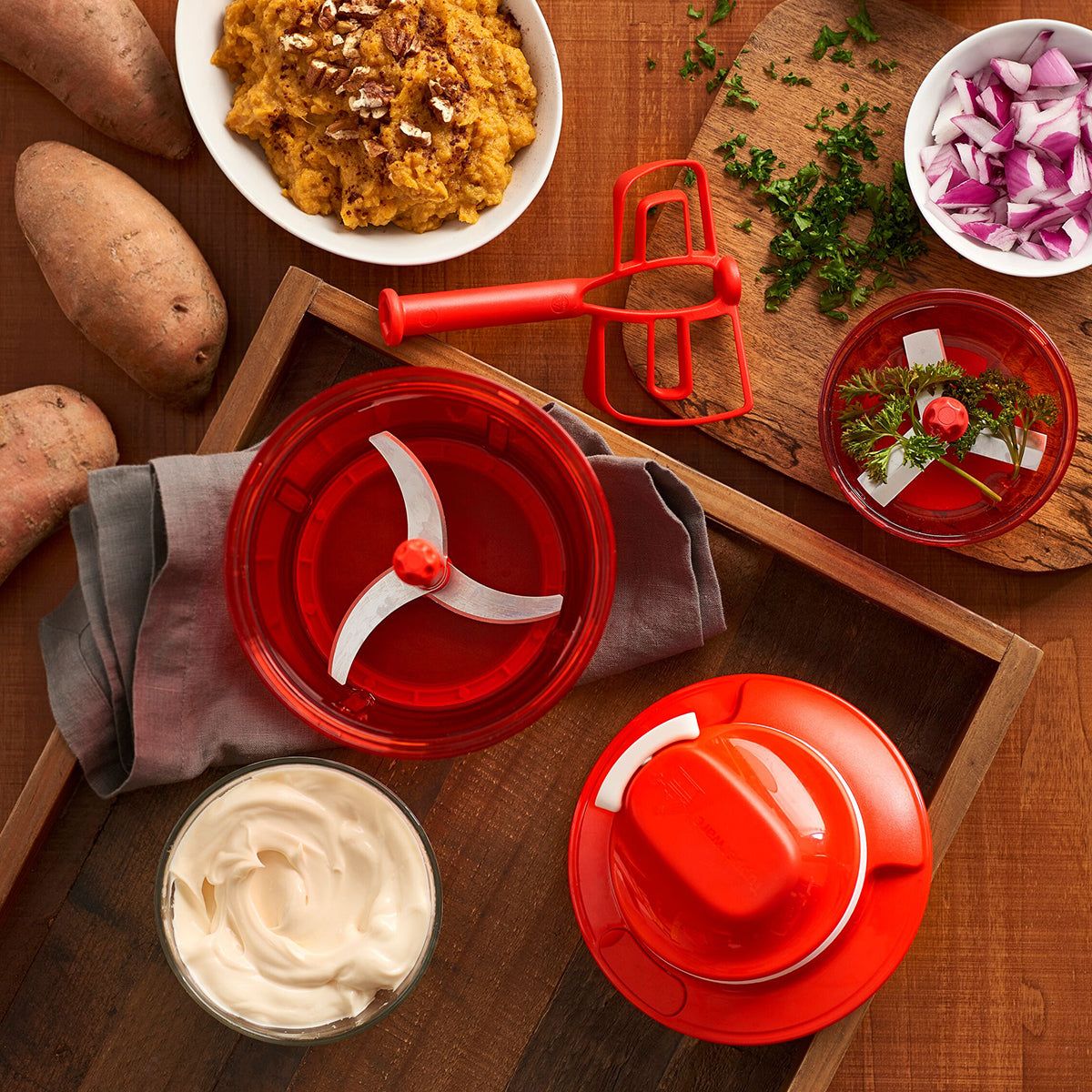 Tupperware Supersonic Chopper System Kitchen Tools | YXBDS5169