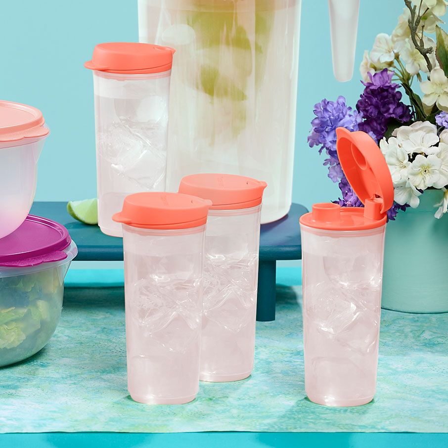 Tupperware Thirst 'N Go Flip Tumblers Drinkware | IUFWS5860