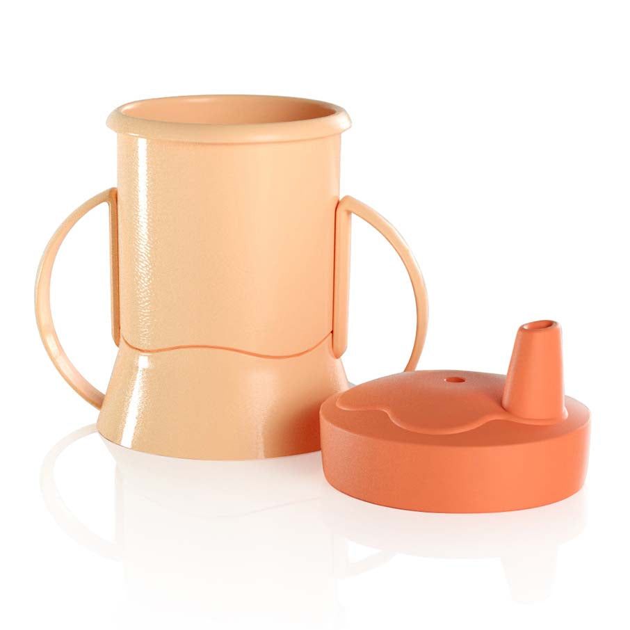Tupperware Tupperkids Feeding Set Coral / Orange Plates and Bowls | YAGTB3468