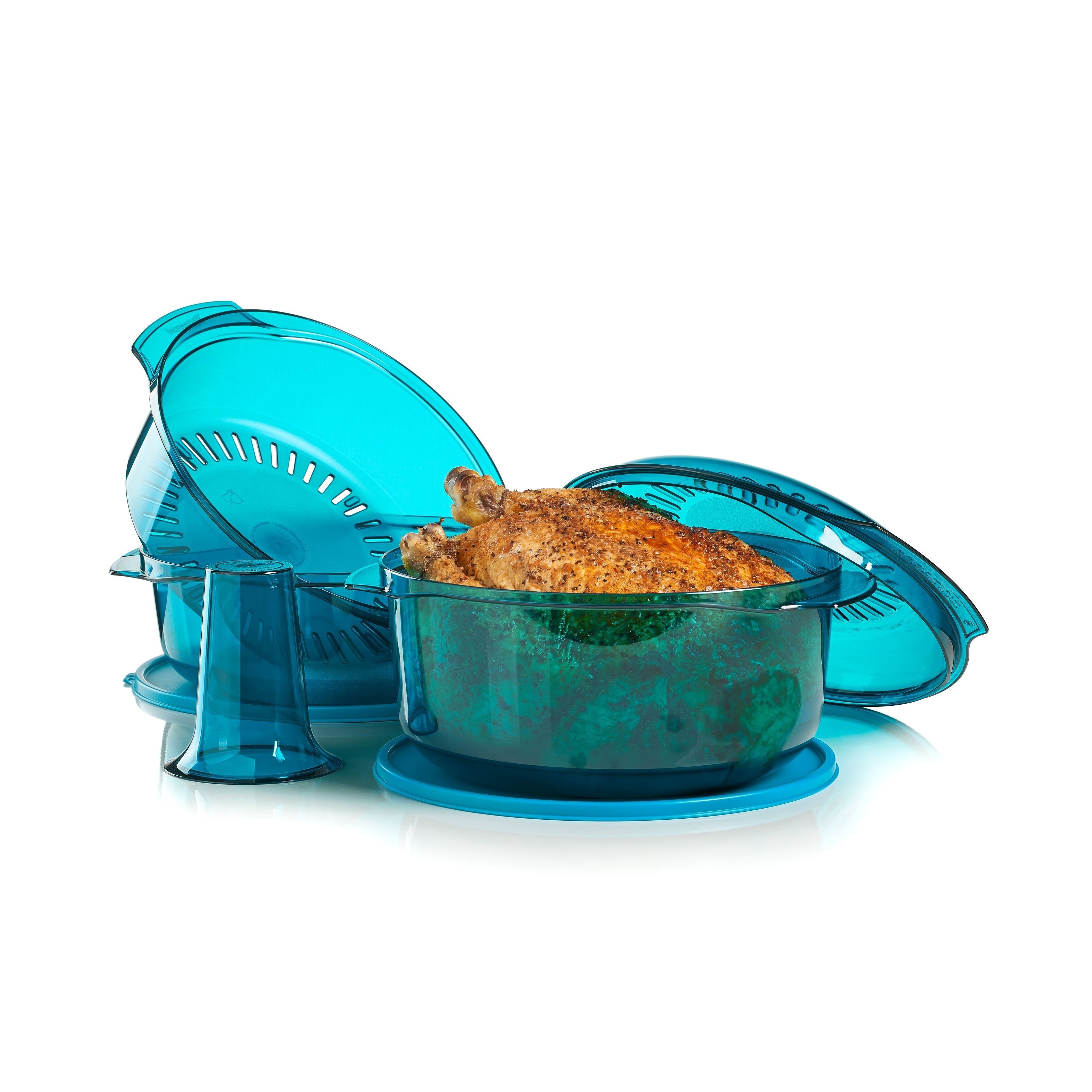 Tupperware Tupperwave Stack Cooker Peacock Microwave Cooking | LTBFX2091