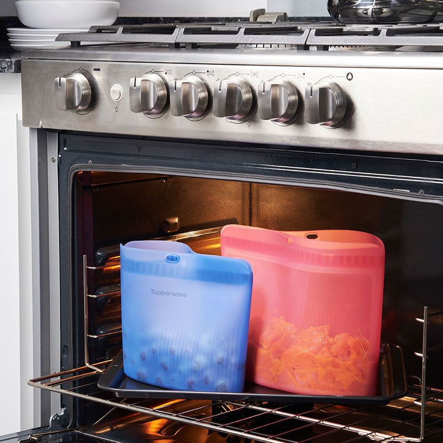 Tupperware Ultimate Silicone Bag X-large Set Refrigerator Storage | ZBGFE5231