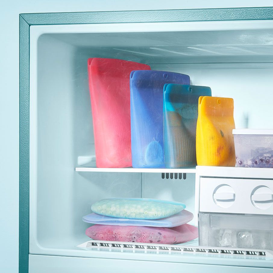 Tupperware Ultimate Silicone Slim Bag Large Water Vineyard Refrigerator Storage | BNUCM2874