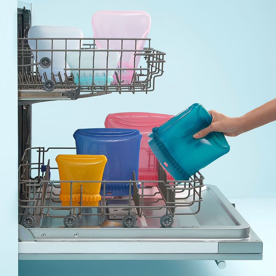 Tupperware Ultimate Silicone Stand-up Bag Medium Green Freezer Storage | AQWEI2186
