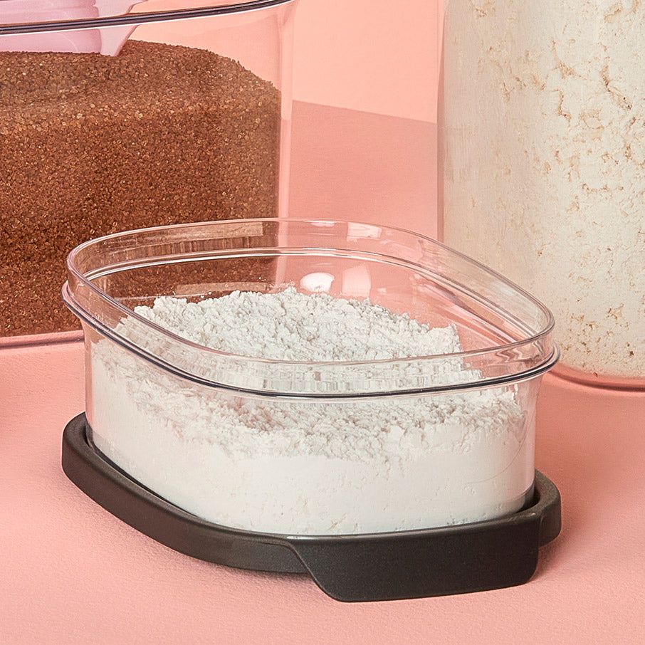 Tupperware Ultra Clear 2-cup/500 Ml Oval Dry Storage | FHEBR0847
