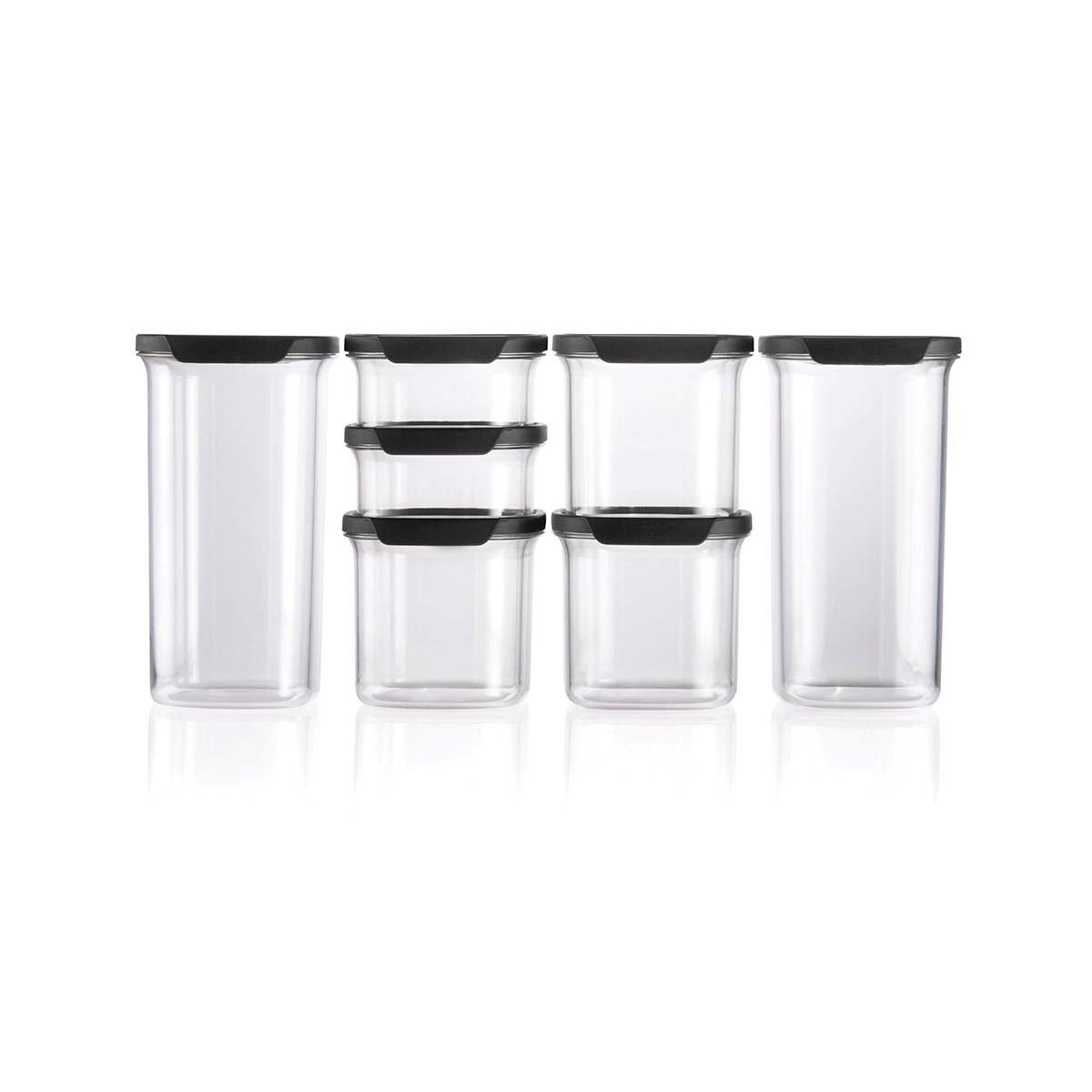 Tupperware Ultra Clear Oval 7-pc. Set Cosmos Dry Storage | RJCAP3198