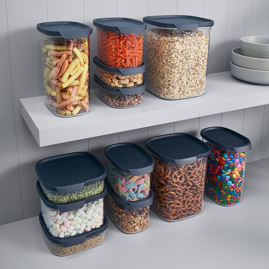 Tupperware Ultra Clear Square 5-pc. Set Cosmos Dry Storage | OJNLX3297
