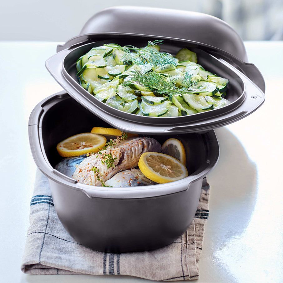 Tupperware Ultrapro Magic Stack Set Microwave Cooking | UFAZY7246