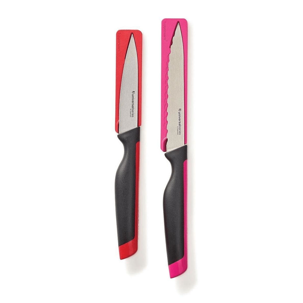 Tupperware Universal Series Utility And Serrated Knife Set Knives | KLUAW9216