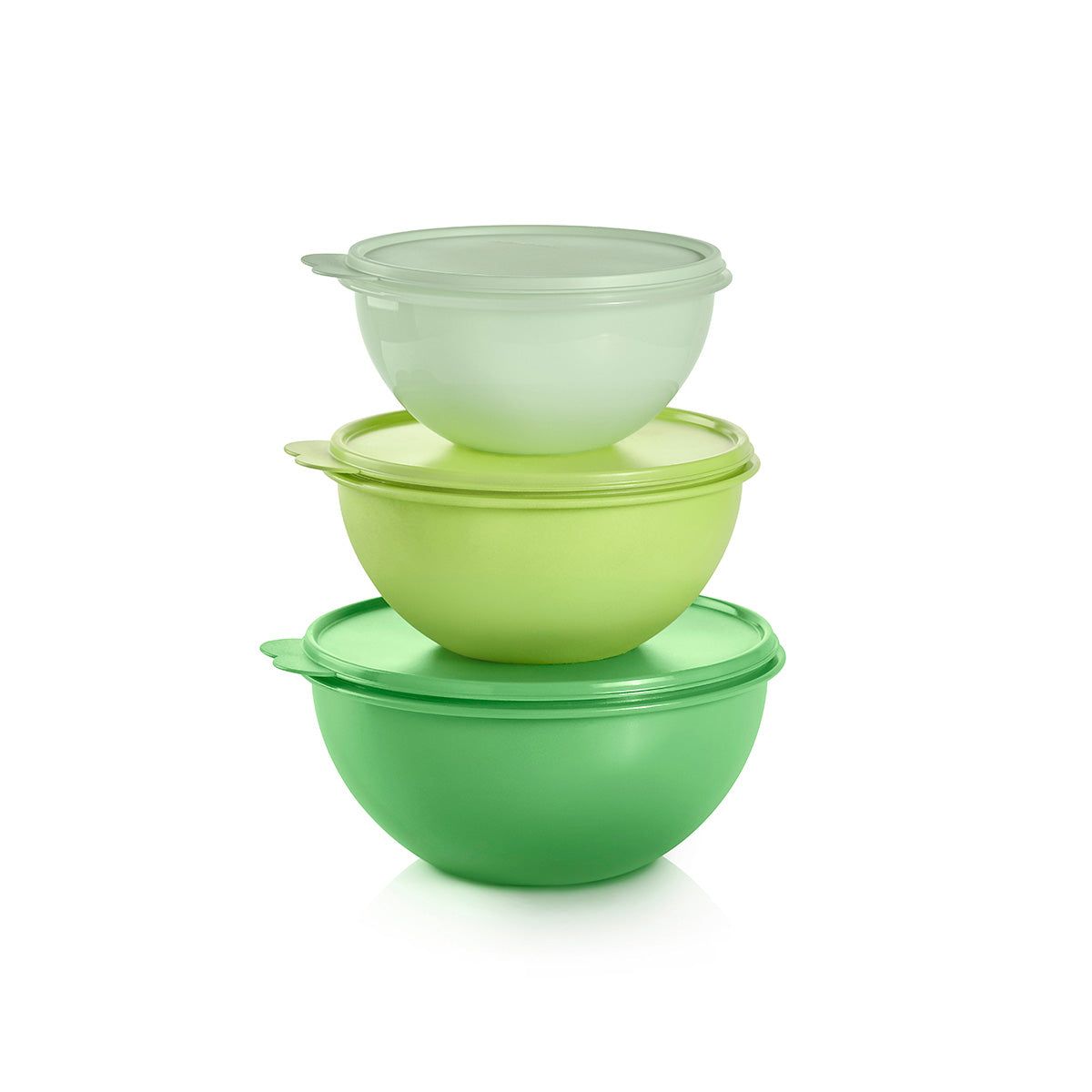 Tupperware Wonderlier 3-pc Set Green Refrigerator Storage | JFICS8026