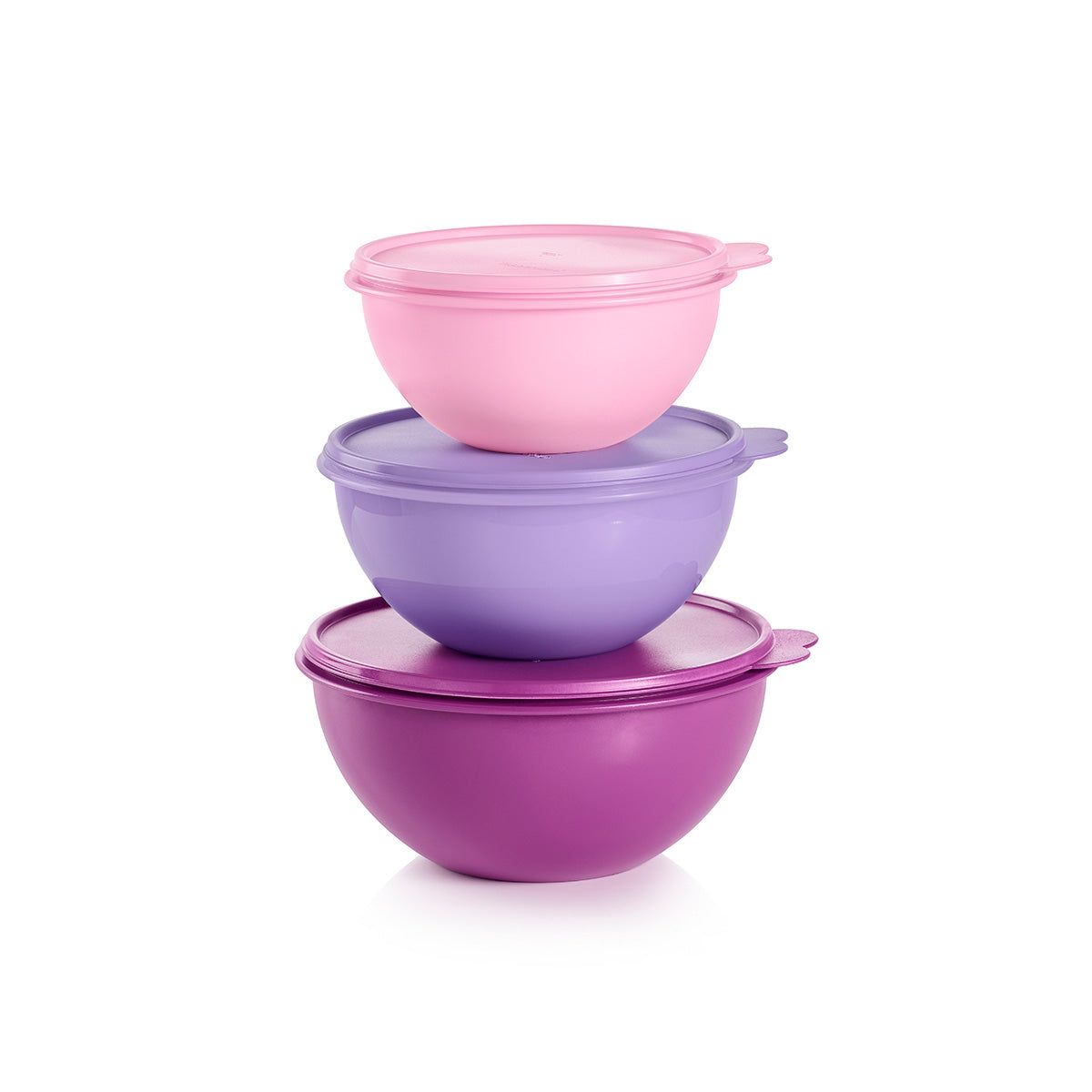 Tupperware Wonderlier 3-pc Set Purple Refrigerator Storage | HLPZF9124