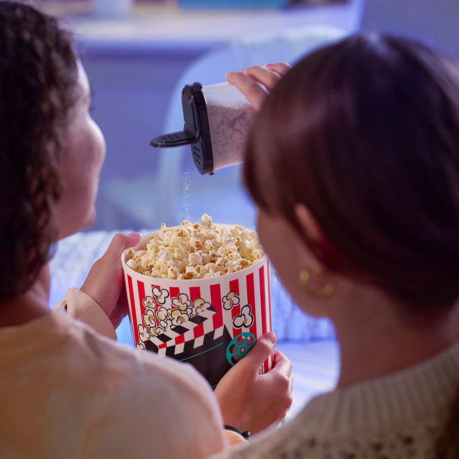 Tupperware Wow Movie Night Pack Blue / Black / White Microwave Cooking | LQPNV0453